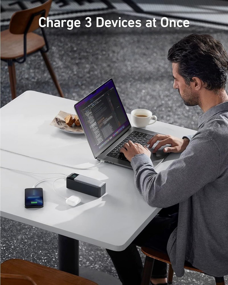 24,000mAh 140W Power Bank with 3-Port Fast Charging
