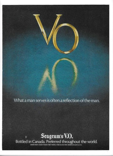 1978 Seagram's V.O. "Reflection Of The Man" & Salem Lights Cigarettes Print Ads