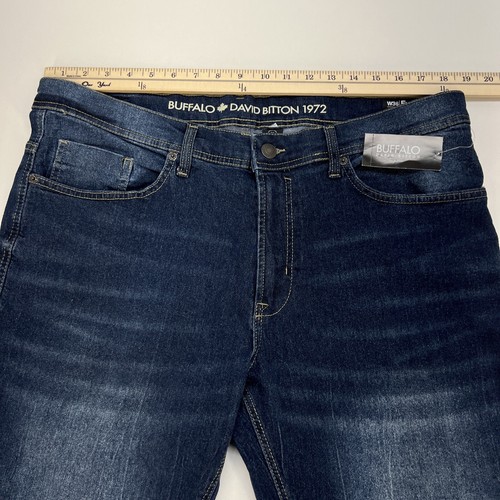 Buffalo David Bitton Cotton Blend Evan-X Denim Shorts Men’s 36 Blue NWT $69 - Picture 9 of 20