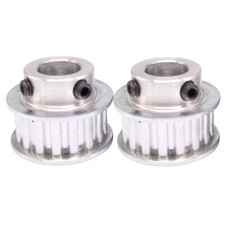 2x XL 17T Timing Belt Pulley Synchronous Wheel 12mm Bore For 10mm Width Belt