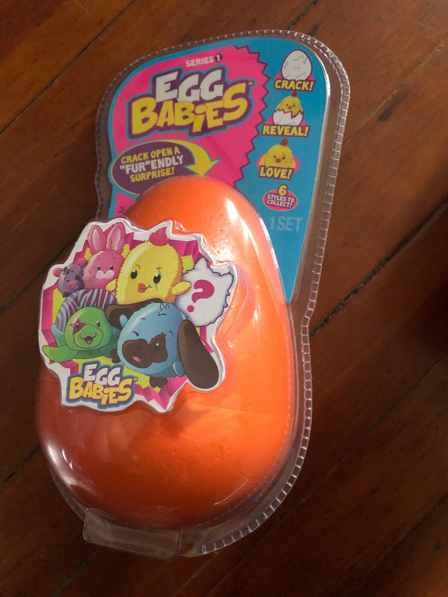 NEW Egg Babies 1 Purple & 1 Orange Mystery 