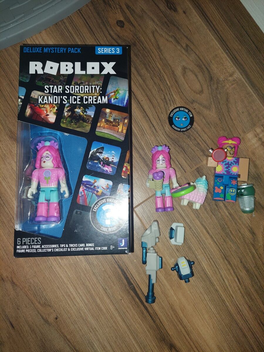 Roblox Toy Code Series 3 Star Sorority Kandi's Sprinkle Face Sent by Message