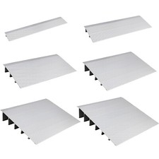 Threshold Ramp 1"/2"/3"/4"/5"/6" Aluminum Adjustable Door Ramp 800lbs Wheelchair