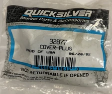B50 32877 Quicksilver Mercruiser Water Pump Circ Pump Cover Rubber Plug NOS