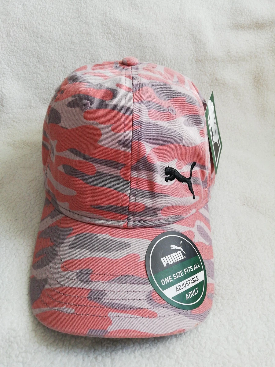 New Puma Pink Camouflage Adjustable Hat Cap OSFM Unisex | eBay display picture 1