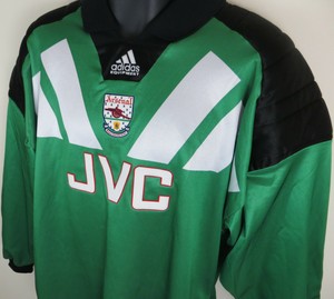 Vtg Adidas 92-94 Arsenal Football Shirt JVC Soccer Jersey ...