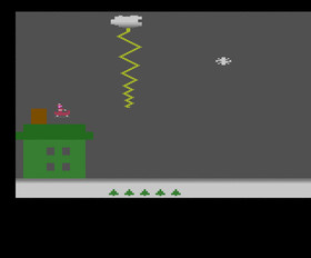 MEAN SANTA Atari 2600 videogame cartridge VCS video computer system game and box