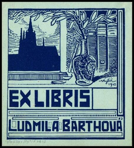 Rytir Vaclav 1910 Exlibris Bookplate Architecture 59 - Zdjęcie 1 z 1