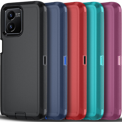 For Motorola Moto G Play 2024 Case /2023 Phone Cover Shockproof + Tempered Glass