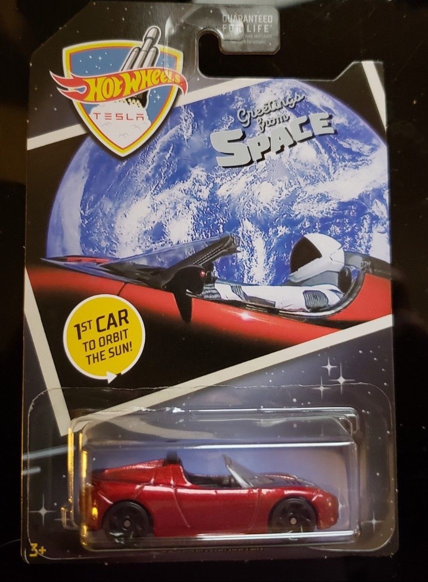 Spacex Hot Wheels 08 Tesla Roadster Space Hot Wheels 08 Tesla