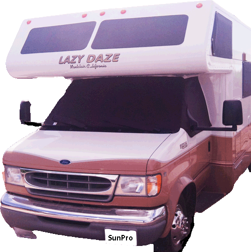 Ford E350 & E450 Class C Windshield Covers Sunpro Suntex 90 19962017