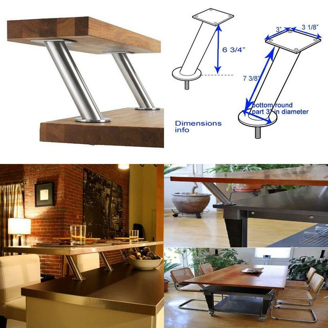 Set of 2 IKEA Capita Stainless Steel Legs 2day Delivery for sale online