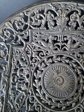 Antique Coalbrookdale Cast Iron Fruit Dish Mid 19th c Karl F Schinkel 28cm