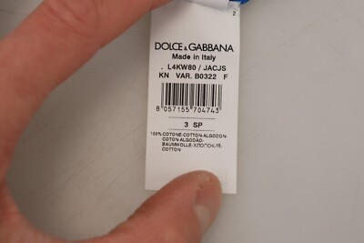 Sweat-shirt Dolce & Gabbana Pour Enfant, Bleu, Imprimé DG Couronne, 3 Ans - Neuf Avec étiquettes