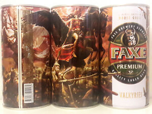 FAXE norse gods  empty beer cans Limited Edition Russia 0.9 l 3 pcs