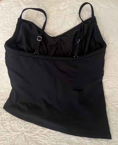 Lands End Women’s Swim Set black tankini size 6 , bikini 6P - Picture 3 of 10