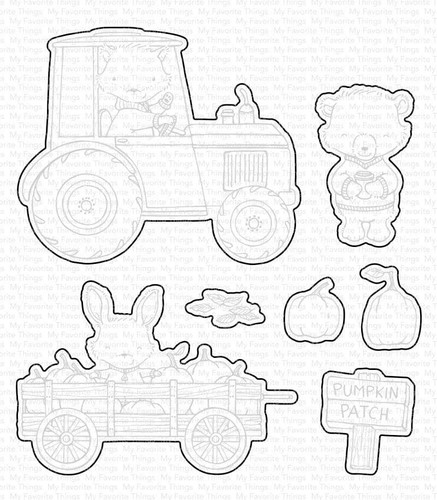 My Favorite Things SY Happy Pumpkin Season Stamp & Die-namics Sets SY-49/MFT2369 - Picture 5 of 6