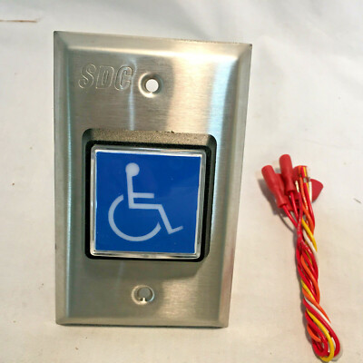 SDC (Security Door Controls) 422-BA-24VU Push Switch 630 Stainless Steel Finish