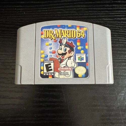 Dr. Mario 64 Nintendo N64 Authentic Cartridge Tested, Cleaned, Working