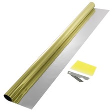 Fenstert&ouml;nungsfolie Gold/Silber 75x300 cm