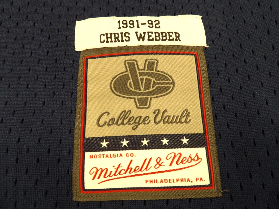 CAMISETA SWINGMAN MITCHELL & NESS NCAA MICHIGAN WOLVERINES CHRIS WEBBER TALLA 2XL Foto 2 de 4