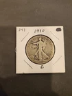 1920-D Walking Liberty Half Dollar Ver Good Condition