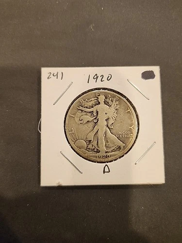 1920-D Walking Liberty Half Dollar Ver Good Condition