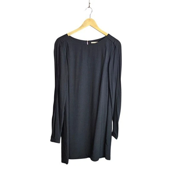 Vestido Twelfth Street by Cynthia Vincent negro manga larga encaje espalda talla mediana Foto 2 de 4