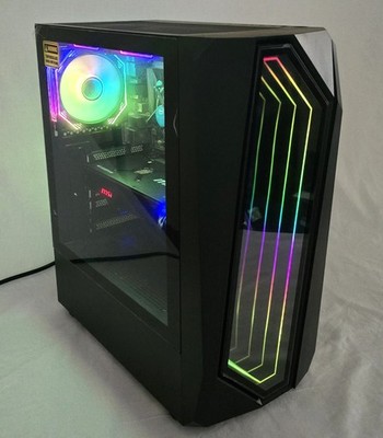 Gaming PC Intel Core i7 16GB RAM 256GB NVMe SSD + HDD RX Vega 56 8GB WiFi Win 11