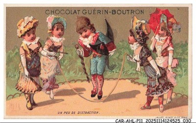 CAR-AHLP11-0574-CHROMOS - CHOCOLATE GUERIN-BOUTRON - Etwas Ablenkung