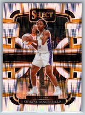 2024 Select WNBA Crystal Dangerfield Silver Flash #35 Los Angeles Sparks