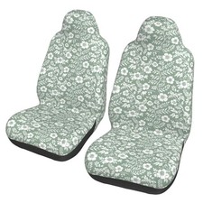 Floral Auto Seat Covers Cute Leaf Front Seat Protector Fit For Cars Flowers Floral Auto Seat Covers Cute Leaf Front Seat Protector Fit For Cars Flowers