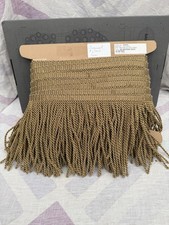 Samuel & Sons Złote frędzle bulionowe Oberon 6m 8,25 cala Antyczne złote wykończenie Nowe Nieużywane