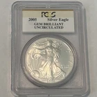 2005 American Silver Eagle $1 Dollar PCGS Gem Brilliant Uncirculated