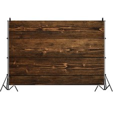 10x8ft Wood Backdrop Brown Wooden Board Photography Background Rustic Portrait