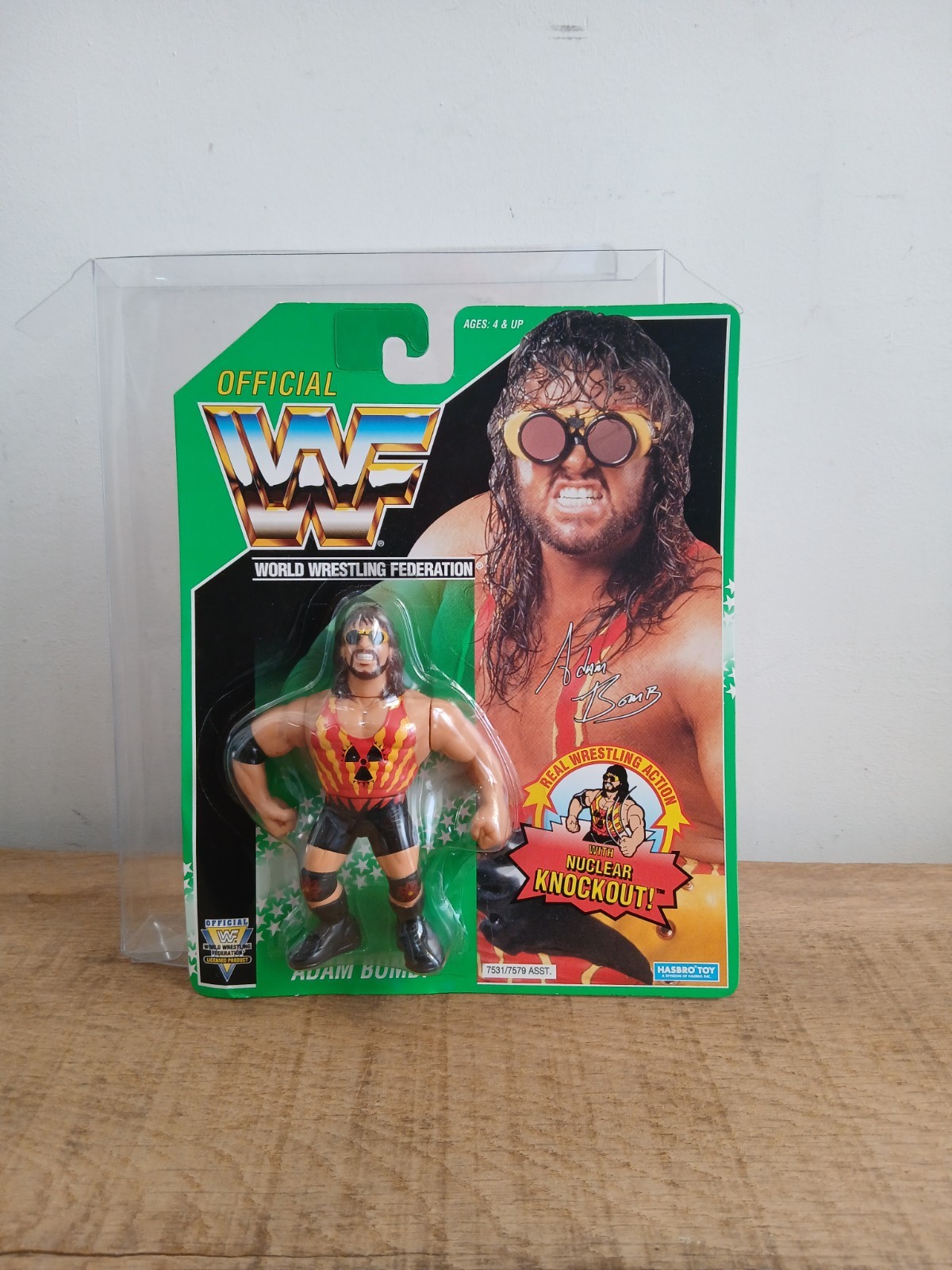 WWF Hasbro Adam Bomb Series 10 1994 Wrestling Figure Boxed Sealed
