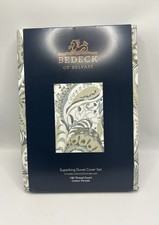 Bedeck Of Belfast Alessie Green Duvet Cover Set Super King