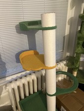 Adjustable Floor to Ceiling Cat Tree/Tower (Green)