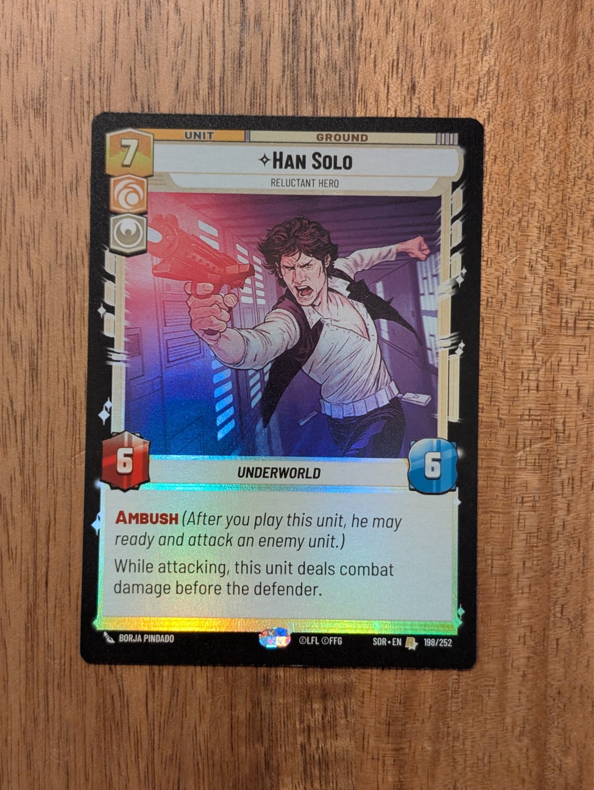 Star Wars Unlimited TCG - SWU - Han Solo Foil - NM Cond