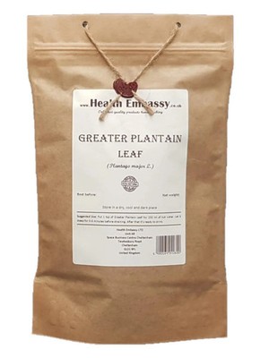 Health Embassy Greater Wegerich Leaf (Plantago Major L) (100g)