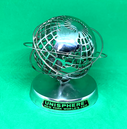 Unisphere New York Weltausstellung Modell Globus Souvenir Topping Inc 1964-65 Vintage