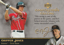 2007 Upper Deck Cooperstown Calling Chipper Jones #CC-CJ