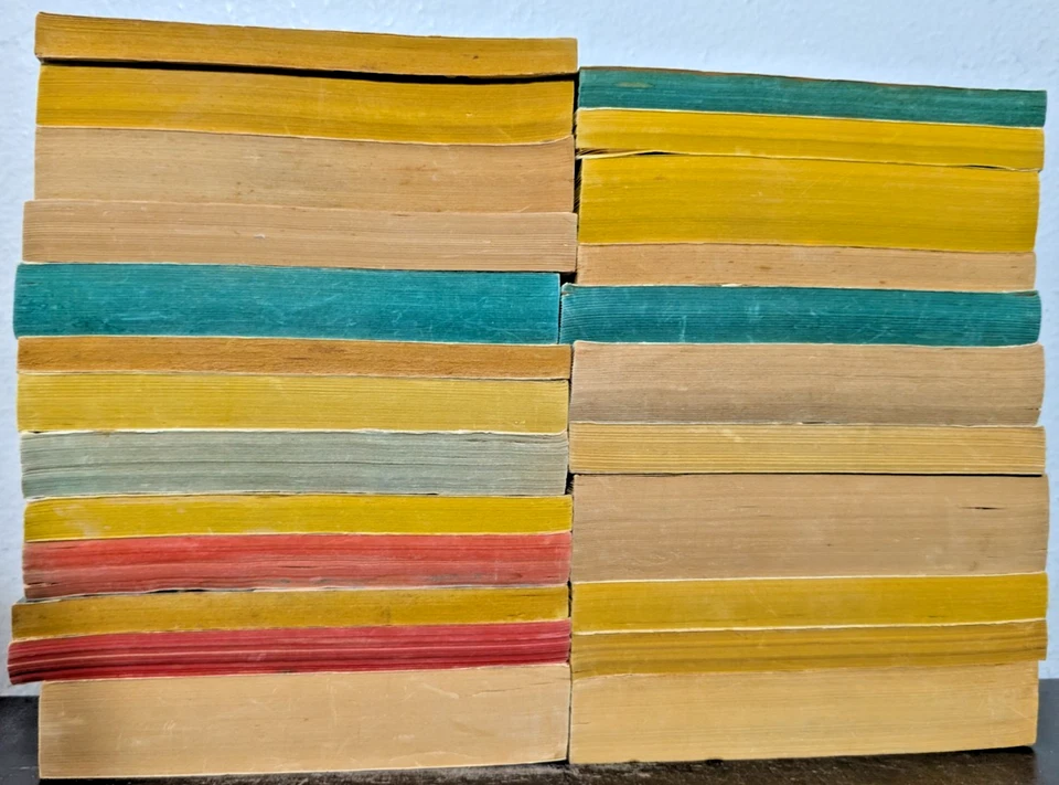 Huge Vintage 24 Book Lot 70's 80's Mystery Thriller Crime Action VTG Paperback Foto 4 de 4