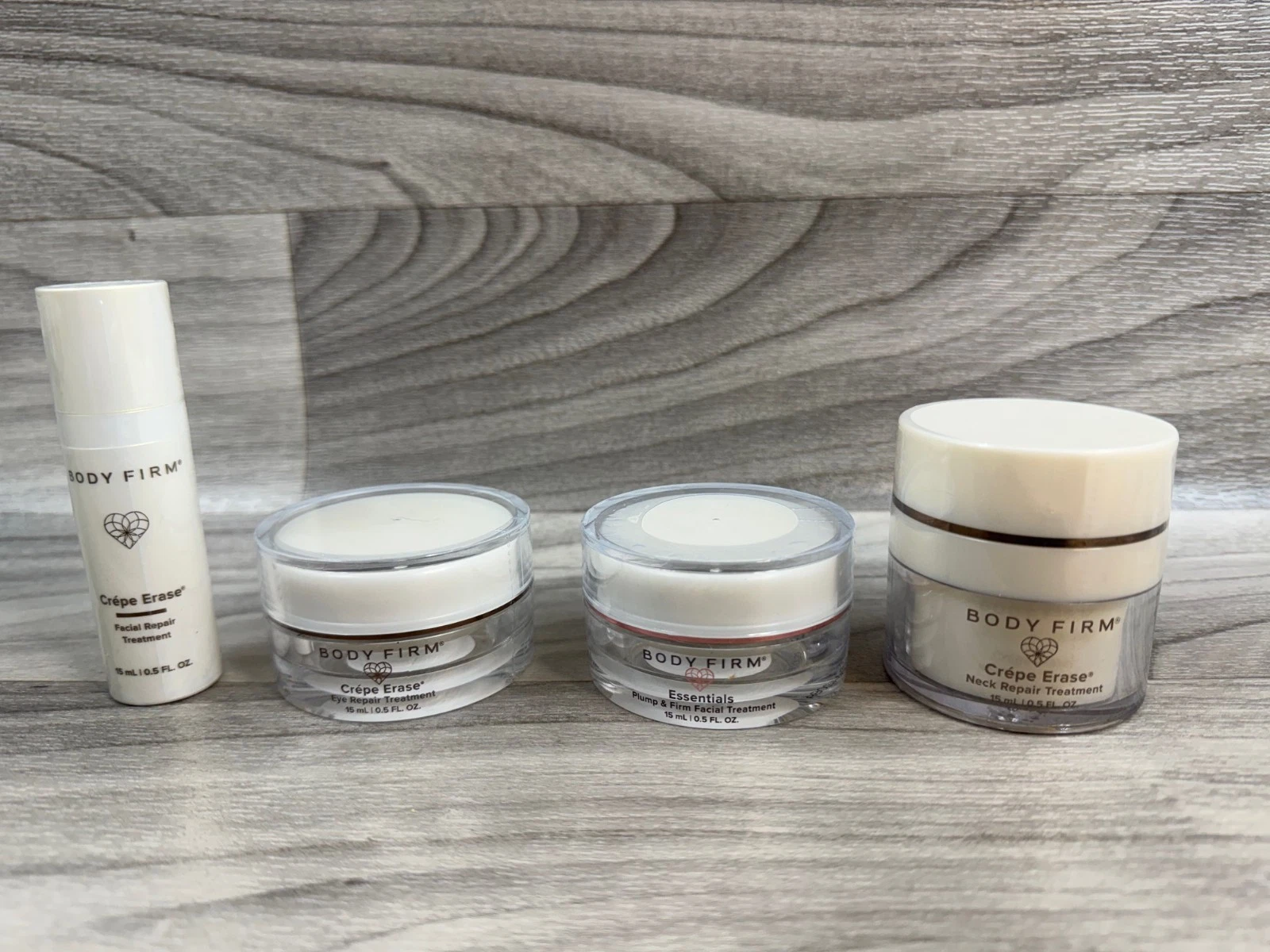 CREPE ERASE BODY FIRM BUNDLE SET KIT EYE NECK FACIAL REPAIR FIRM PLUMP TREATMENT