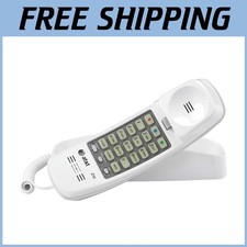Simple Corded Phone - Wall-Mountable, White, Speed Dial