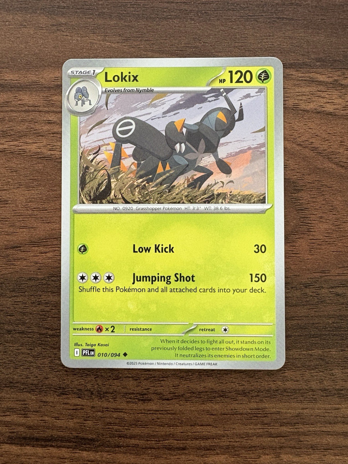 Pokemon Lokix (10/148) Phantasmal Flames NM
