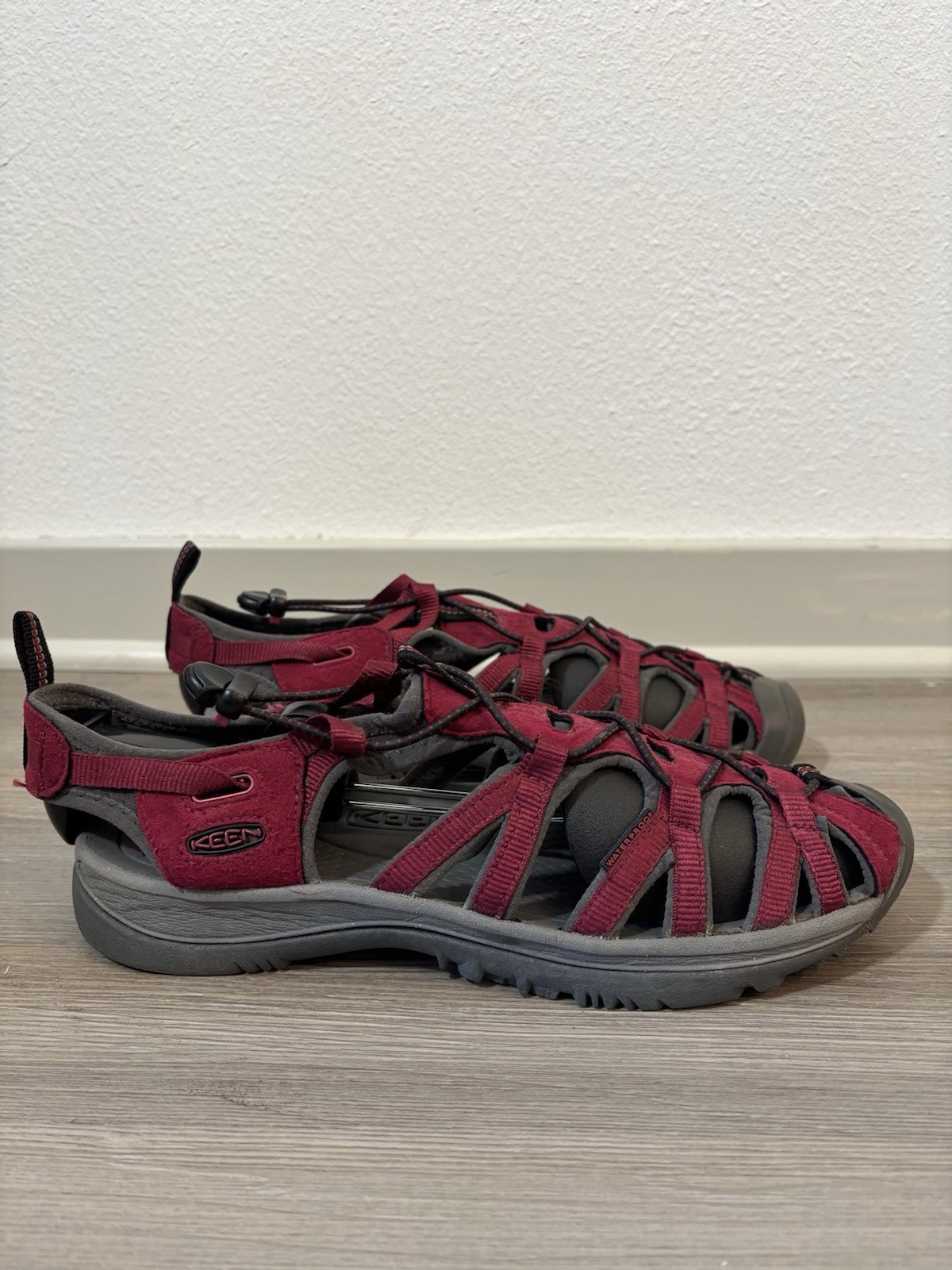 Sandali Keen donna Whisper escursionismo outdoor impermeabili rosso rosa taglia 12