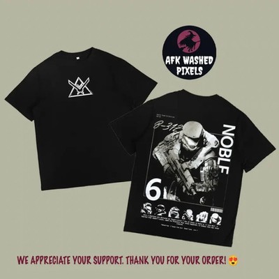 Noble 6 Halo Reach, Remember Reach T-Shirt, RPG graphic tees Top anime manga