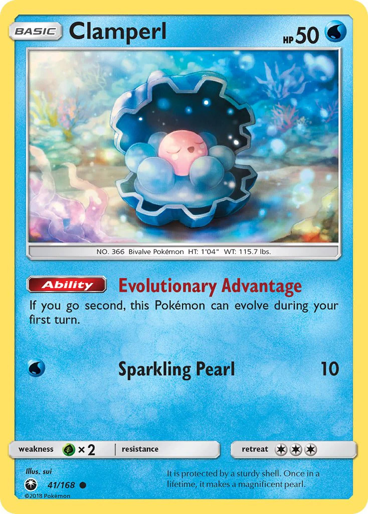 Clamperl - 41/168 - Celestial Storm