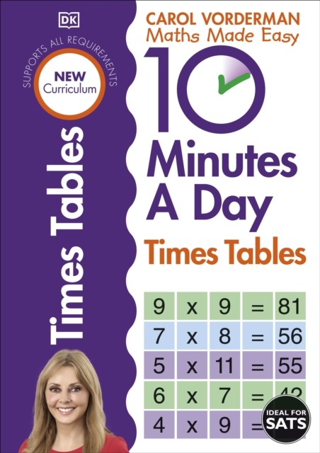 10 Minutes A Day Times Tables, Ages 9-11 (Key Stage 2) by Carol Vorderman - Image 3
